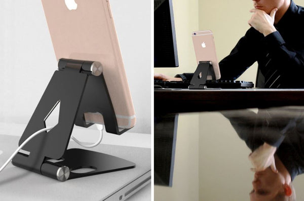 Foldable Aluminum Bracket Portable Universal Mobile Phone Tablet Stand Holder