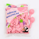 100PCS 25cm/10" Ultra Thick Macaron Candy Pastel Latex Balloons Birthday Wedding Party