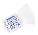 4PCS Beston Rechargeable Battery NiMH AAA 1.2V 1100mAh With Carry Box