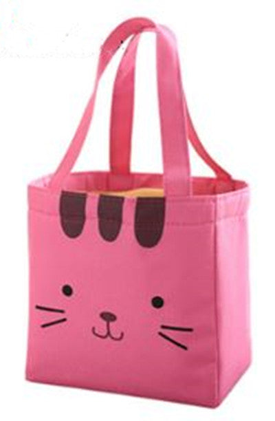 Cartoon Cute Insulated Lunch Bag Tote Container For Women Kids Office Work School