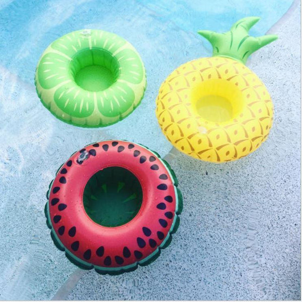 Inflatable Fruit Drink Cup Holder Float For Party