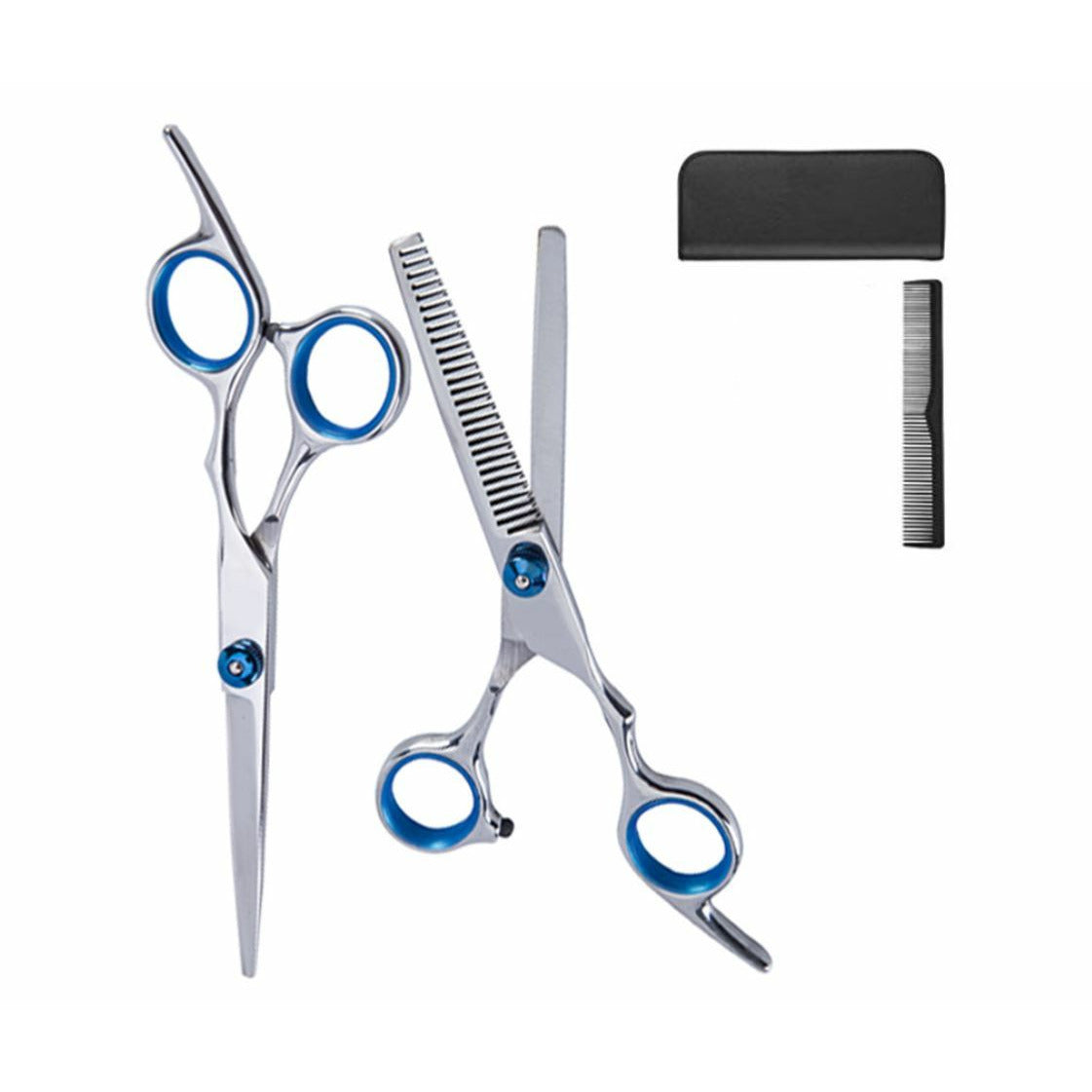 2pcs 6" Pro Hair Cutting & Thinning Scissors Barber Salon Hairdressing w Case