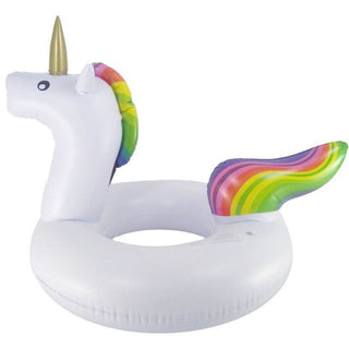 2 Sizes Inflatable Pool Float Swim Ring Unicorn