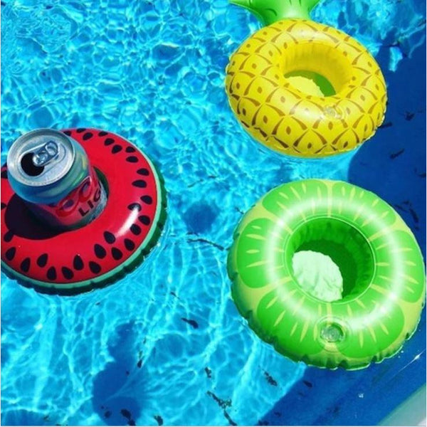 Inflatable Fruit Drink Cup Holder Float For Party