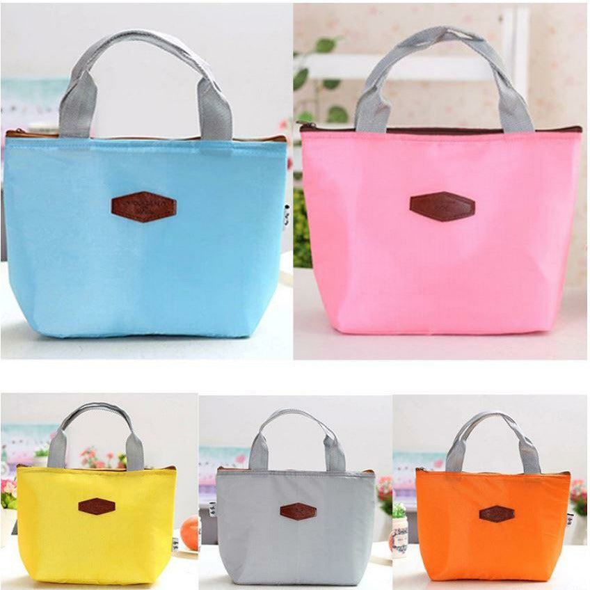 Insulated Lunch Bag Tote Container For Women Kids Office Work School (6 Colors Available)