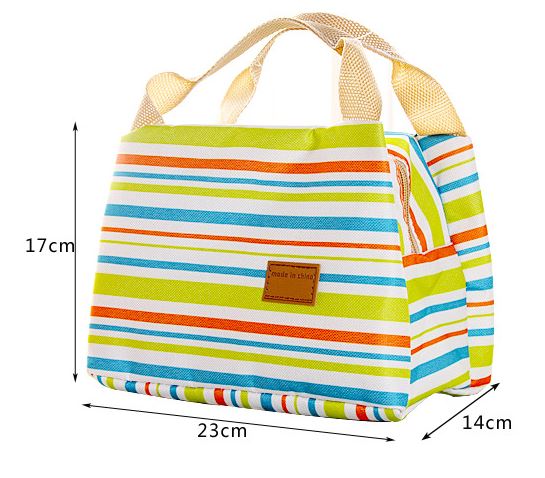 Insulated Lunch Bag Tote Container For Women Kids Office Work School (9 Colors Available)