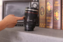 DSLR 24-105mm Camera Lens Suction Mighty Cup Stainless Steel Coffee Mug 400ML