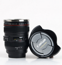 DSLR 24-105mm Camera Lens Cup Stainless Steel Coffee Tea Mug 400ML Drink