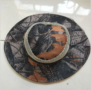 Buy yellow-tree-camo Camouflage Hat with Mosquito Net Bee Fishing Repellent Mesh Camping Hiking Camo