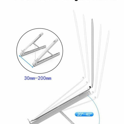 Adjustable Lightweight Foldable Portable Laptop Stand Desktop Mount Notebook - Go2buy Australia