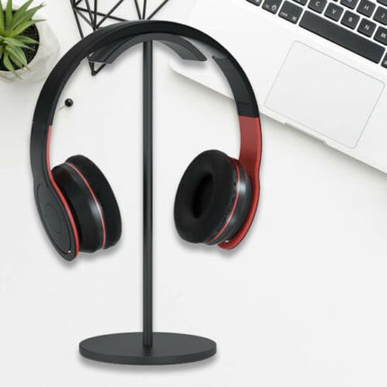 Aluminum Headphone Stand Gaming Handset Desktop Holder Solid Base Bracket - Go2buy Australia