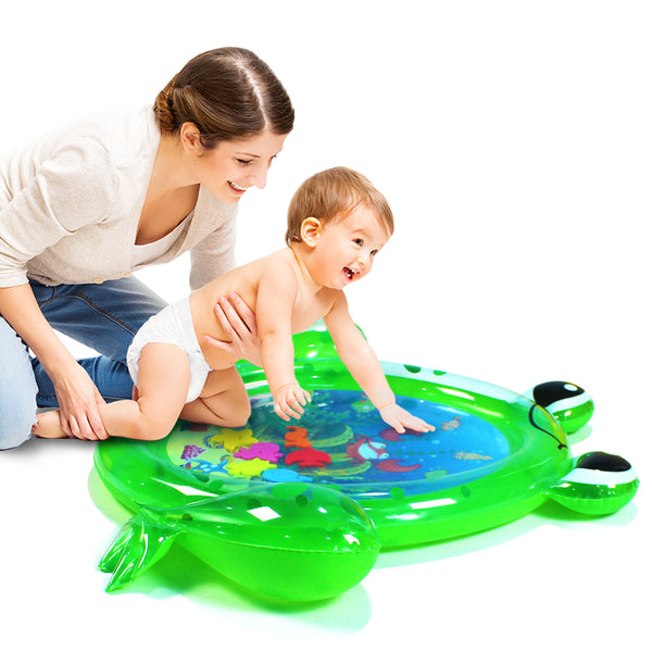 Inflatable Frog Premium Play mat Tummy time Water Toys for Babies and Toddlers 70*83cm