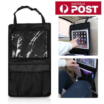 Back Car Seat Hanging Organizer iPad Holder Storage Waterproof Travel Bag Pocket - Go2buy Australia