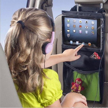 Back Car Seat Hanging Organizer iPad Holder Storage Waterproof Travel Bag Pocket - Go2buy Australia