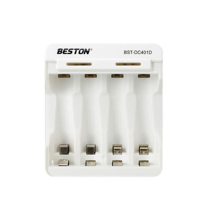 Beston 4 - Slot Quick Smart Intelligent QC Battery USB Charger for 1.2V AA AAA NiMh Rechargeable Battery - Go2buy Australia