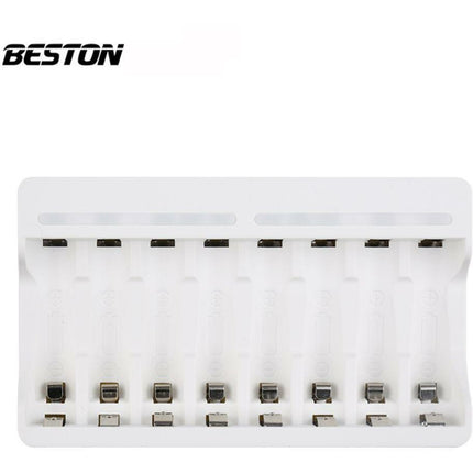 Beston 8 - Slot Battery USB Charger for 1.2V AA AAA NiMh Rechargeable Battery - Go2buy Australia