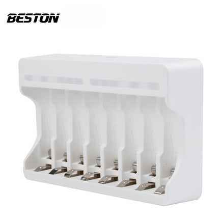 Beston 8 - Slot Battery USB Charger for 1.2V AA AAA NiMh Rechargeable Battery - Go2buy Australia