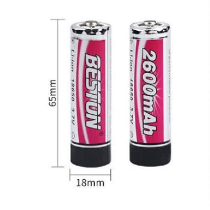 Beston High Capacity 3.7V Li - ion Rechargeable 18650 Battery for LED bike light - Go2buy Australia