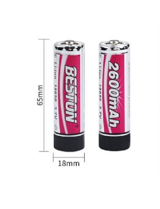 Beston High Capacity 3.7V Li - ion Rechargeable 18650 Battery for LED bike light - Go2buy Australia