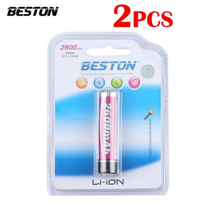 Beston High Capacity 3.7V Li - ion Rechargeable 18650 Battery for LED bike light - Go2buy Australia