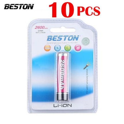 Beston High Capacity 3.7V Li - ion Rechargeable 18650 Battery for LED bike light - Go2buy Australia