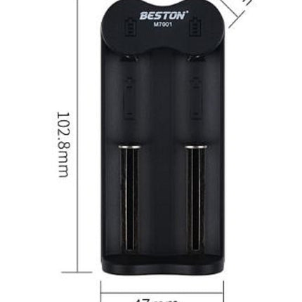 Beston Lithium 18650 Rechargeable Battery USB Charger 4.2V - Go2buy Australia