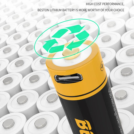 Beston Micro USB AAA/AA Rechargeable Battery Li - ion Battery 3500mWh With cable - Go2buy Australia