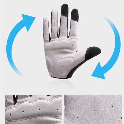 Black Arbot Cycling Bicycle Bike Full Finger Antiskid Touch Sscreen Breathabl Gloves - Go2buy Australia