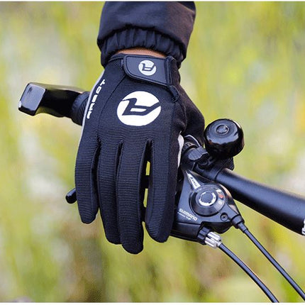 Black Arbot Cycling Bicycle Bike Full Finger Antiskid Touch Sscreen Breathabl Gloves - Go2buy Australia