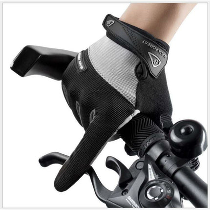 Black Forest Cycling Bicycle Bike Full Finger Antiskid Touch Sscreen Breathabl Gloves - Go2buy Australia