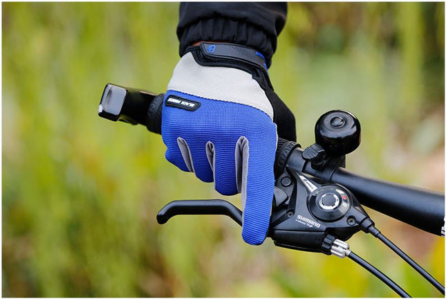 Blue Forest Cycling Bicycle Bike Full Finger Antiskid Touch Sscreen Breathabl Gloves - Go2buy Australia