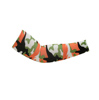 Buy orange-camo UV Sun Protection Cooling Arm Sleeves For Basketball Running Cycling Golf (19 Colors Available)