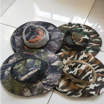 Camouflage Hat with Mosquito Net Bee Fishing Repellent Mesh Camping Hiking Camo - Go2buy Australia