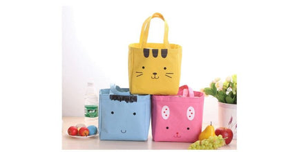 Cartoon Cute Insulated Lunch Bag Tote Container For Women Kids Office Work School - Go2buy Australia