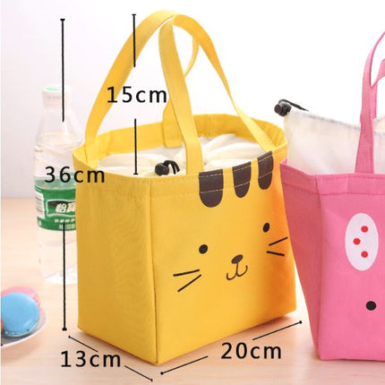 Cartoon Cute Insulated Lunch Bag Tote Container For Women Kids Office Work School - Go2buy Australia
