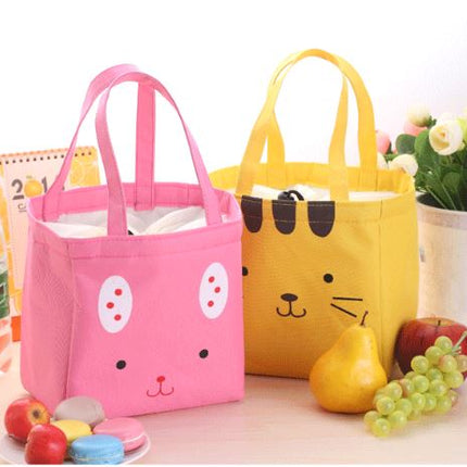 Cartoon Cute Insulated Lunch Bag Tote Container For Women Kids Office Work School - Go2buy Australia
