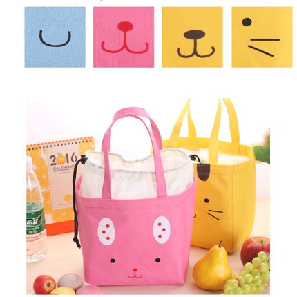 Cartoon Cute Insulated Lunch Bag Tote Container For Women Kids Office Work School - Go2buy Australia