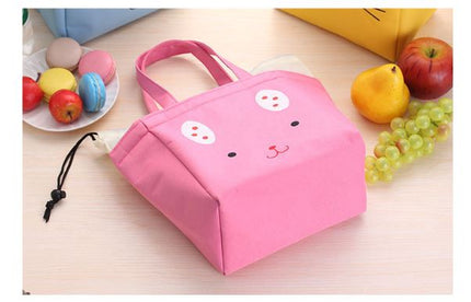 Cartoon Cute Insulated Lunch Bag Tote Container For Women Kids Office Work School - Go2buy Australia