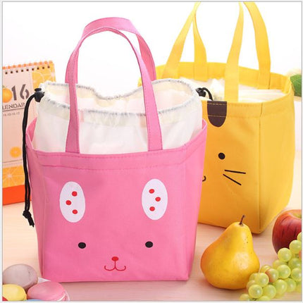 Cartoon Cute Insulated Lunch Bag Tote Container For Women Kids Office Work School - Go2buy Australia