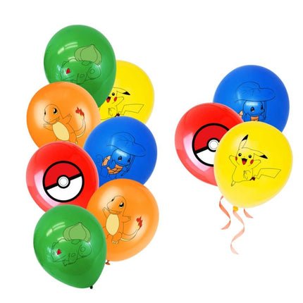 Cartoon Pokemon Pikachu Foil Helium Balloon Birthday Set Party Decoration - Go2buy Australia