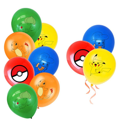Cartoon Pokemon Pikachu Foil Helium Balloon Birthday Set Party Decoration - Go2buy Australia