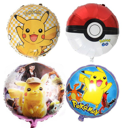 Cartoon Pokemon Pikachu Foil Helium Balloon Birthday Set Party Decoration - Go2buy Australia
