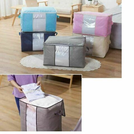 Clothes Quilt Blanket Storage Bag Nonwoven Fabric Organizer - Go2buy Australia