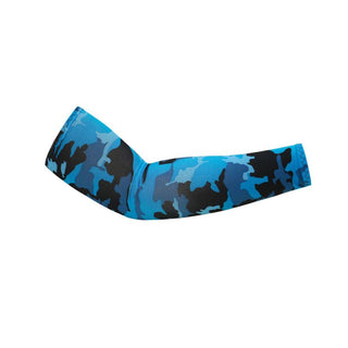 Buy dark-blue-camo UV Sun Protection Cooling Arm Sleeves For Basketball Running Cycling Golf (19 Colors Available)