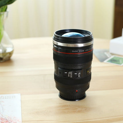 DSLR 24 - 105mm Camera Lens Suction Mighty Cup Stainless Steel Coffee Mug 400ML - Go2buy Australia