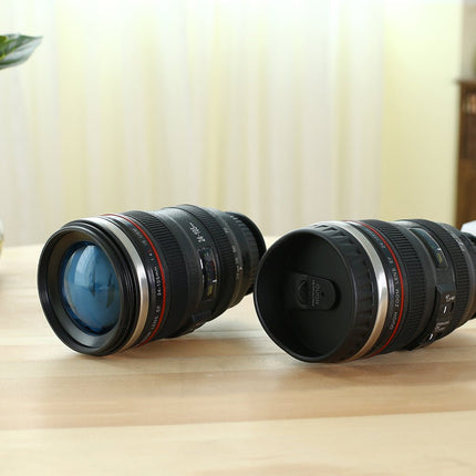 DSLR 24 - 105mm Camera Lens Suction Mighty Cup Stainless Steel Coffee Mug 400ML - Go2buy Australia