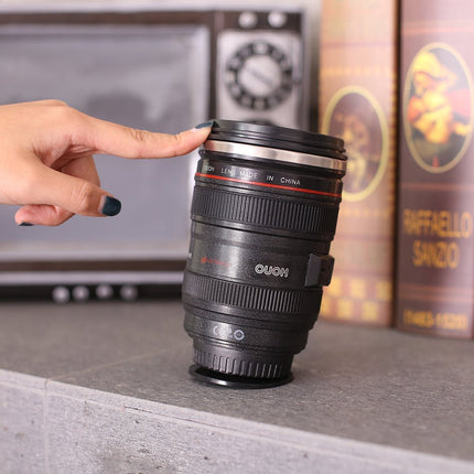 DSLR 24 - 105mm Camera Lens Suction Mighty Cup Stainless Steel Coffee Mug 400ML - Go2buy Australia