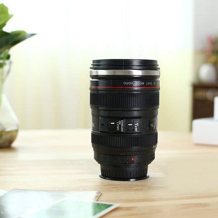 DSLR 24 - 105mm Camera Lens Suction Mighty Cup Stainless Steel Coffee Mug 400ML - Go2buy Australia