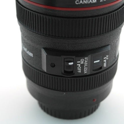DSLR Camera Lens Self Mixing Automatic Stirring Cup Stainless Steel Coffee Mug - Go2buy Australia