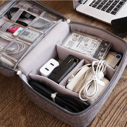 Electronics Accessories Digital Storage Organizer Travel Bag - Go2buy Australia